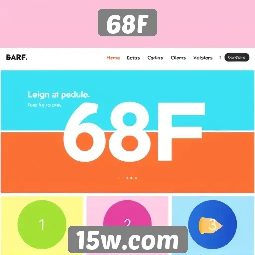 Tendências de design do site 68F